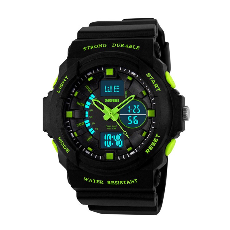 Đồng Hồ Nam Điện Tử Thể Thao Pin Nhật, Kháng Nước SKMEI - 0955GN - Hàng Chính Hãng