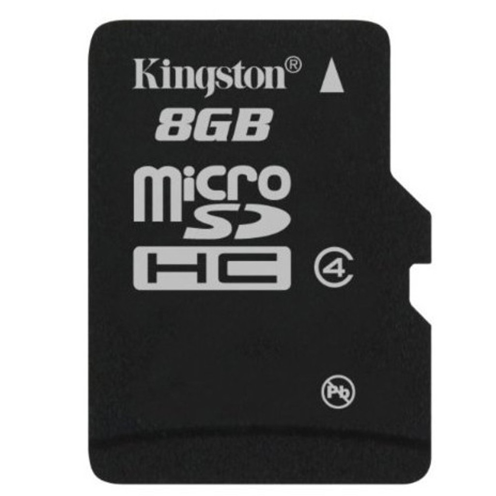 Thẻ Nhớ Micro SD Kingston 8GB SDHC Class 4 Kèm Adapter - Hàng Chính Hãng