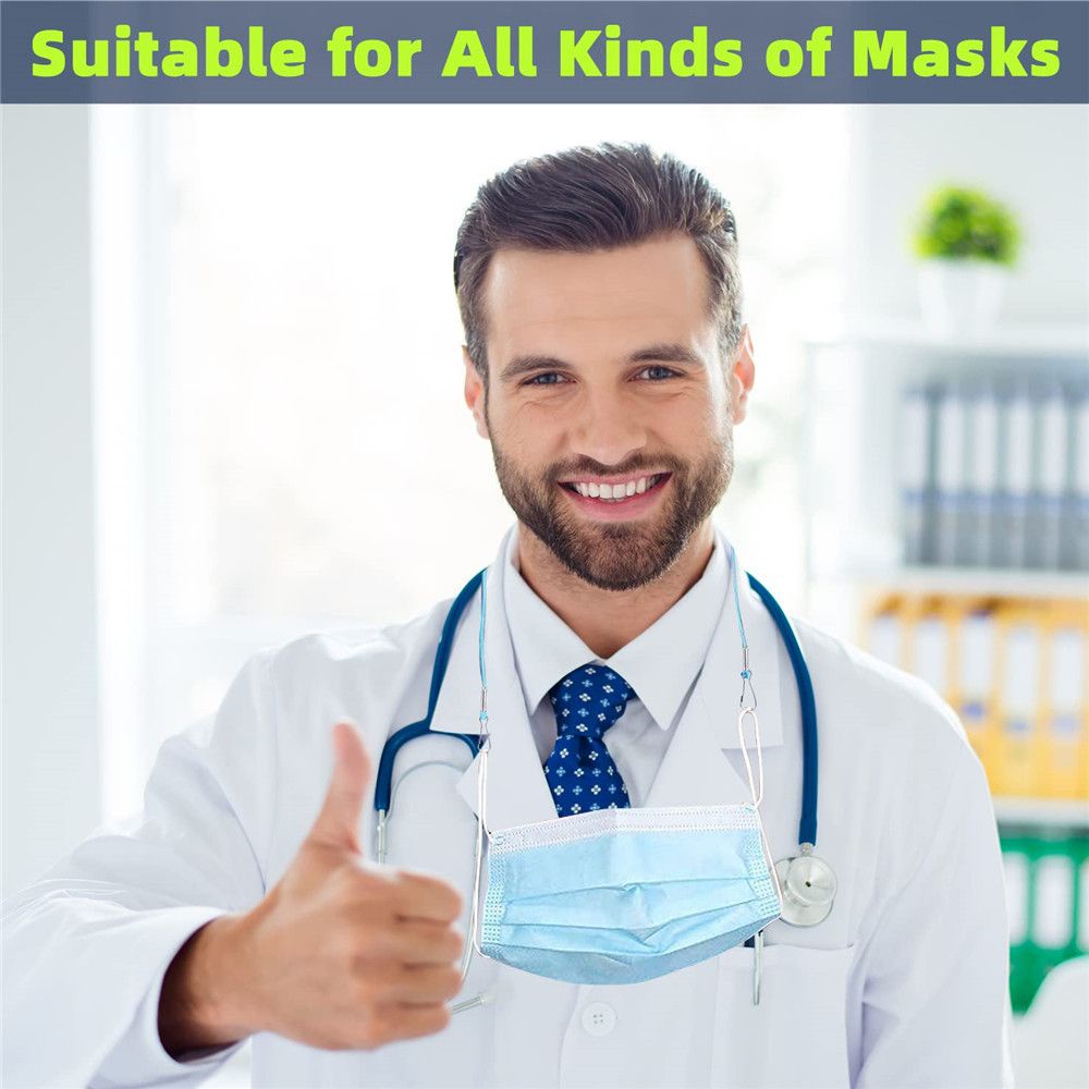 Okdeals Dây Đeo Mắt Kính Thoải Mái Bảo Vệ Mắt Kính Có Kẹp Bảo Vệ Chống Thất Lạc Có Thể Điều Chỉnh Dài Ngang Cổ Nhiều Màu Sắc Thoải Mái Cho Bé