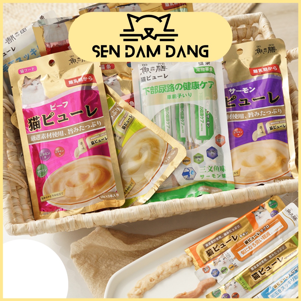 Súp Thưởng Uo Zen Cho Mèo - Gói 5 Thanh