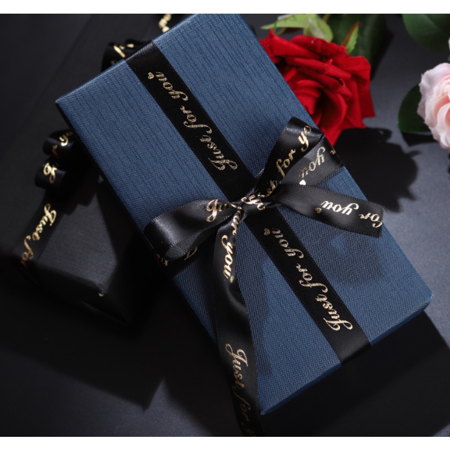 Cuộn Dây Ruy Băng In Chữ Just for You 10Meters 25mm Dùng Để Gói Quà