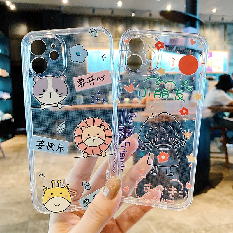 [KHÔNG BVC] Ốp lưng iphone silicon Hoạt hình đáng yêu 6/6s/6splus/7/7plus/8/8plus/x//xs/11/12/pro/max/plus/promax t121