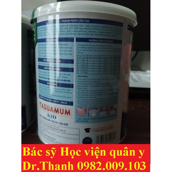 Sữa TASUAMUM KID 400g [date mới nhất]