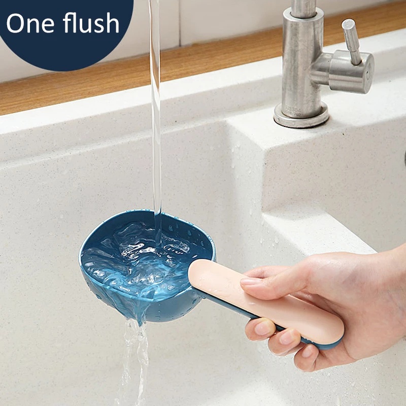 Muỗng Múc Cơm Bằng Nhựa Có Kẹp Niêm Phong Đa Năng 1 Cái