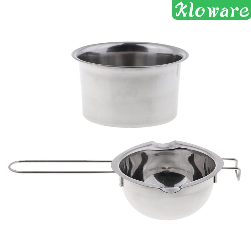 Bộ 2 nồi đun nóng chảy sáp bằng thép không gỉ
