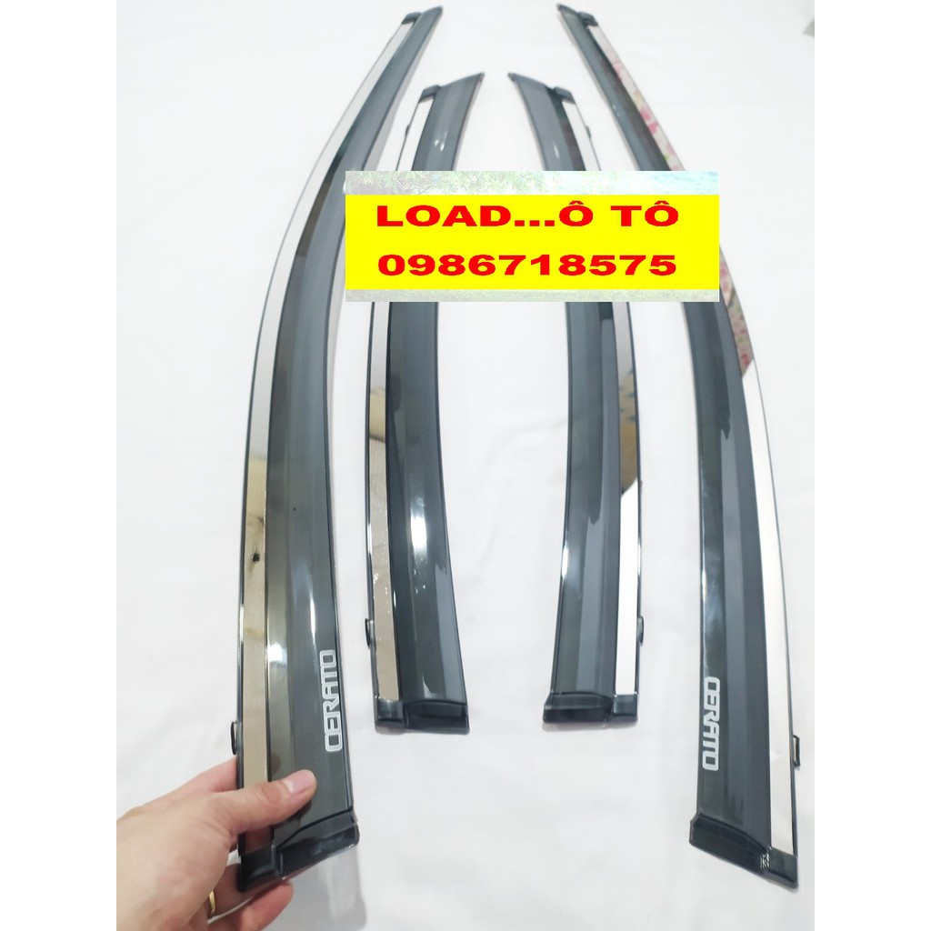 VÈ CHE MƯA XE KIA CERATO 2019-2021 chỉ mạ Cao Cấp