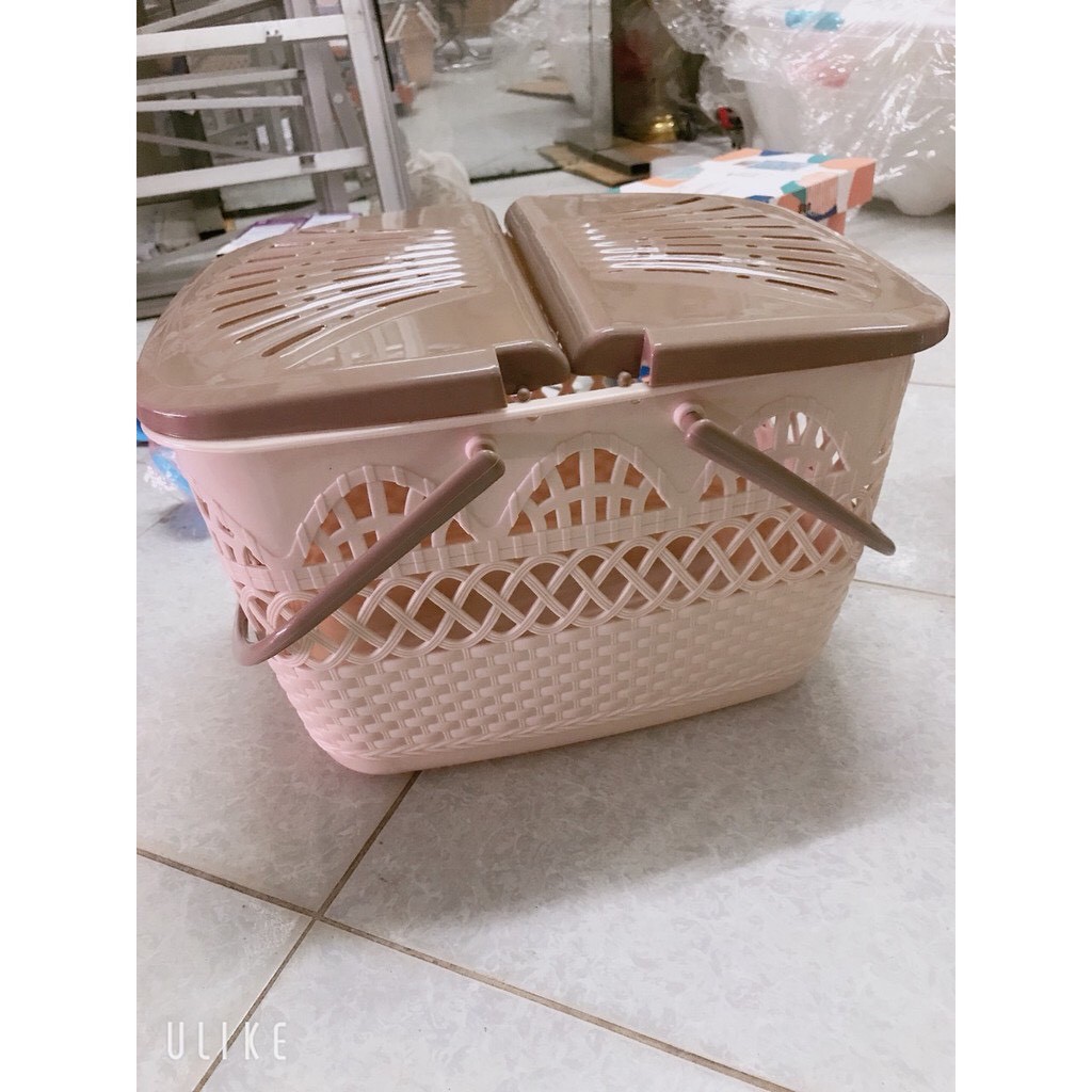Giỏ nhựa đi sinh mẫu mới