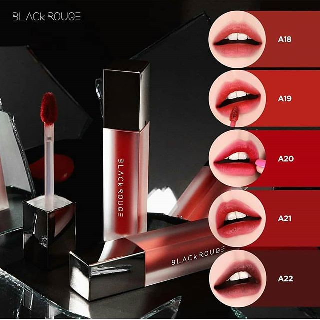 Son Black Rouge Air Fit Velvet Tint Ver 4 Màu 18,19,20,21,22