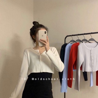 Crotop LEN tay dài Ulzzang (ảnh thật/sẵn)