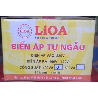 Biến áp đổi nguồn LiOA 400VA (từ 220v sang 100v - 120v)