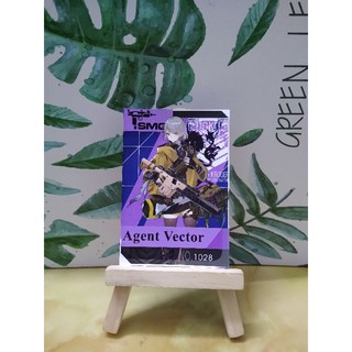 Thẻ bài sưu tầm card T-Dolls Girls Frontline Agent Vector
