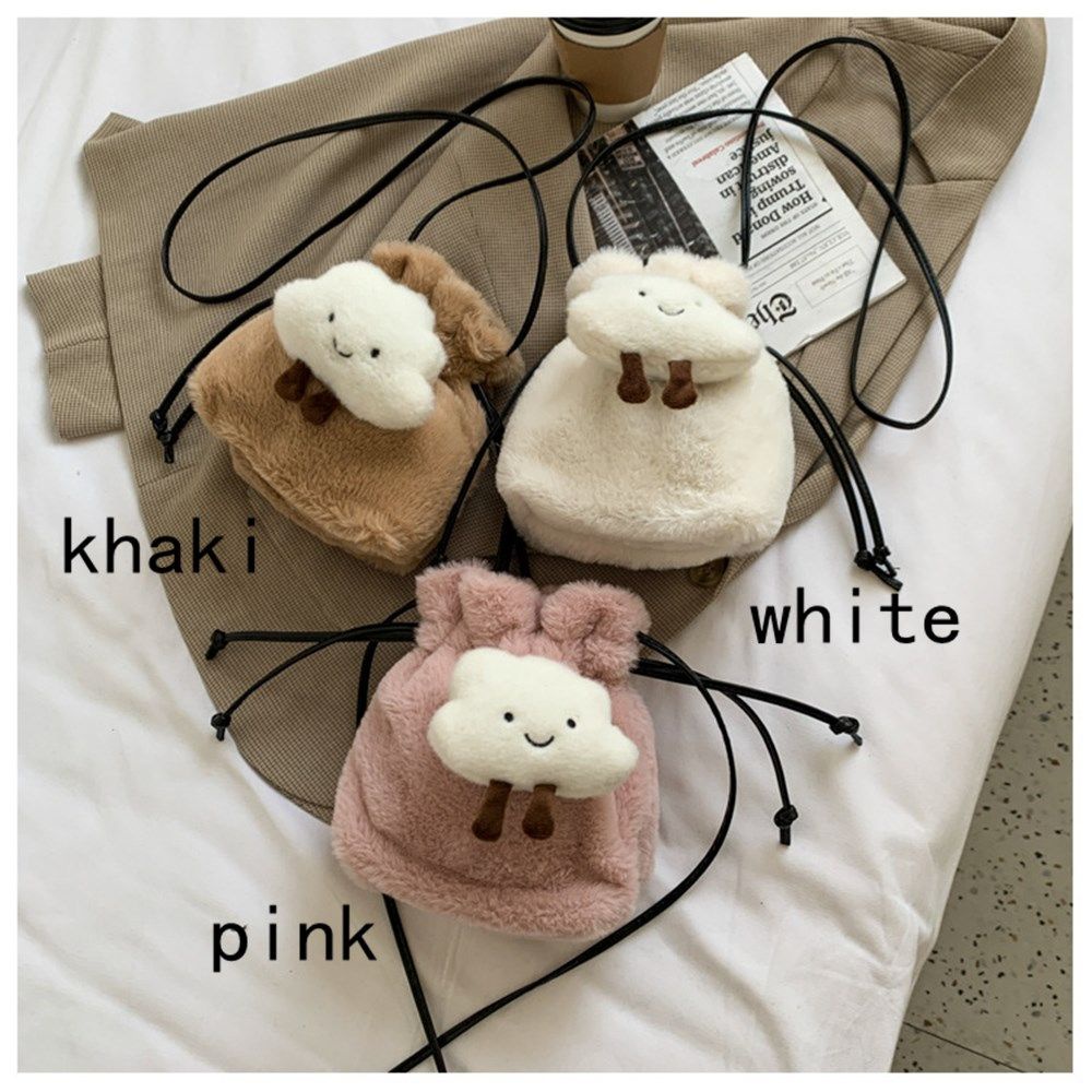 Túi đeo chéo dây rút mini hình đám mây dễ thương MIHAN1