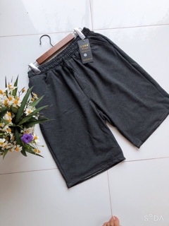 quần short nam chất cotton da cá 2 màu