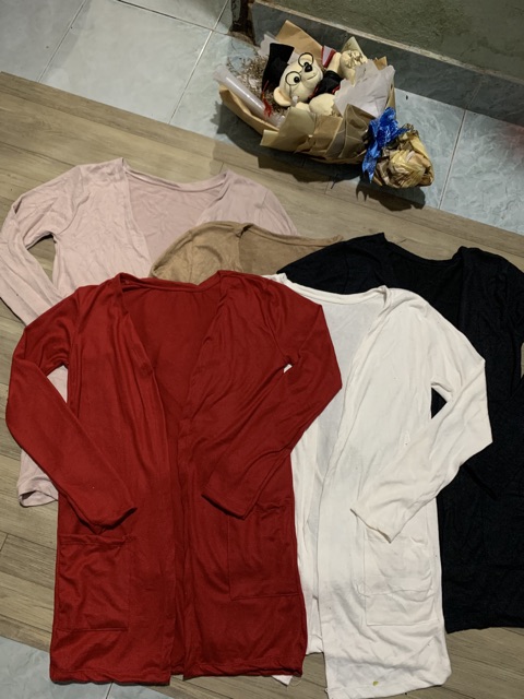 ÁO KHOÁC LEN XINH ULZZANG FOM RỘNG TO GIÁ TỐT HÌNH THẬT( màu xám ib nhé ) | BigBuy360 - bigbuy360.vn