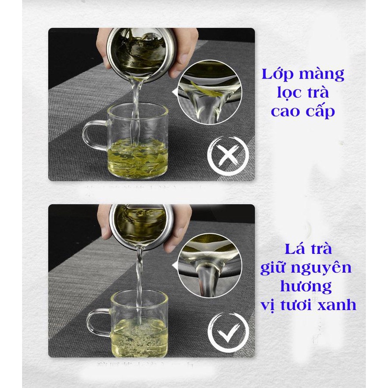 Bình Pha Trà Kiêm Giữ Nhiệt Đa Năng Edish / KAW Dung Tích 450ml, Công Nghệ Đức, Giữ Nhiệt Lâu