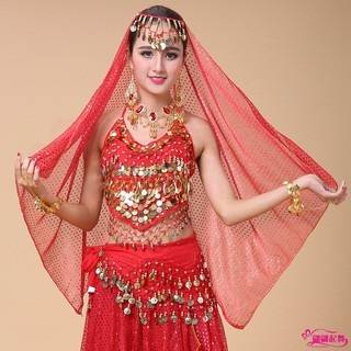Khăn Choàng Đầu Múa Bụng Phong Cách Ấn Độ