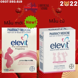 ELEVIT DATE 2023 MẪU MỚI VITAMIN TỔNG HỢP cho bà bầu 100 viên