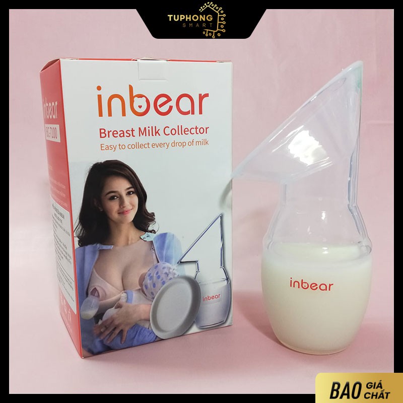 Cốc hứng sữa Silicone cao cấp Inbear Nature