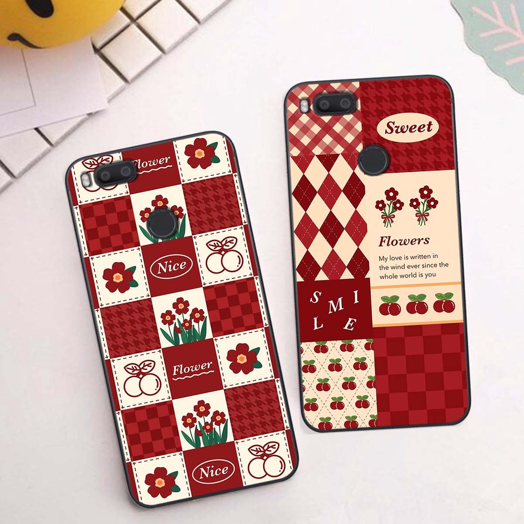 Ốp Xiaomi Mi A1 họa tiết hoa, gấu thời trang, ốp dẻo bền đẹp