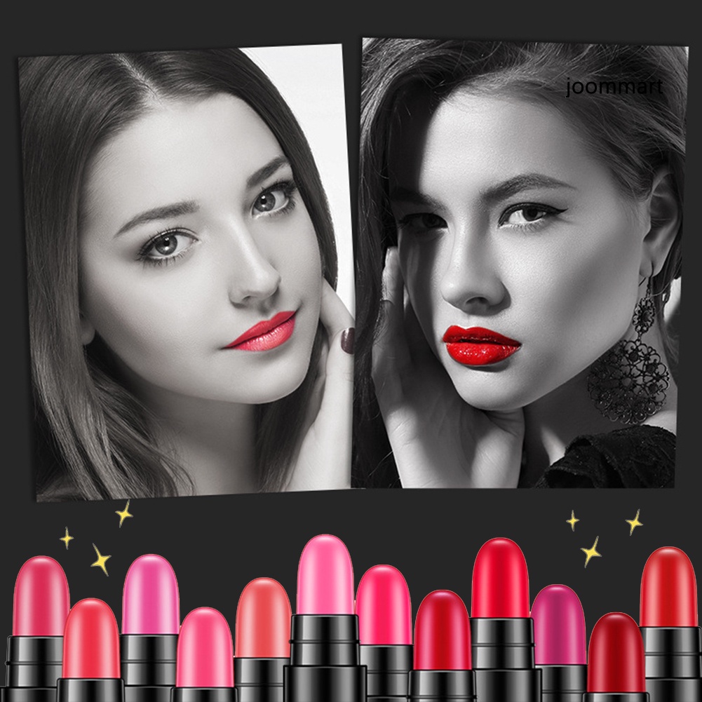 【JM】BIOAOUA 12Pcs Moisturizing Lipstick Long Lasting Waterproof Non Sticky Cosmetic