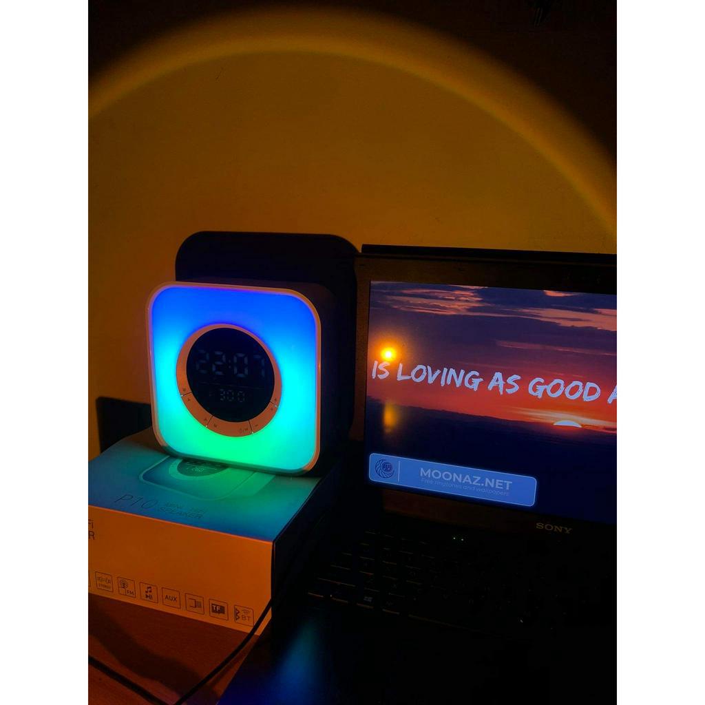 Loa Bluetooth P10 đa năng có đèn Led có Đồng Hồ báo thức và hiển thị nhiệt độ-Headphonevn | BigBuy360 - bigbuy360.vn