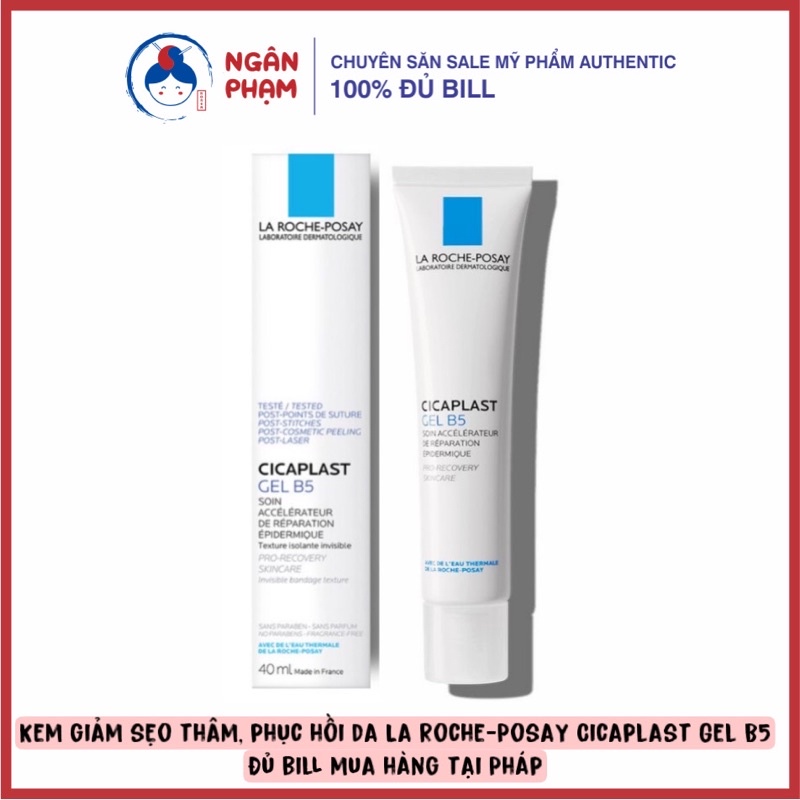 Kem Dưỡng Phục Hồi Da La Roche- Posay Gel B5 40ml