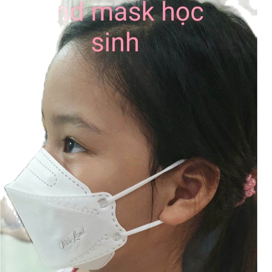 Khẩu trang KF94 trẻ em 3D Landmask túi 6 chiếc hàng chính hãng cho mẫu giáo và học sinh tiểu học