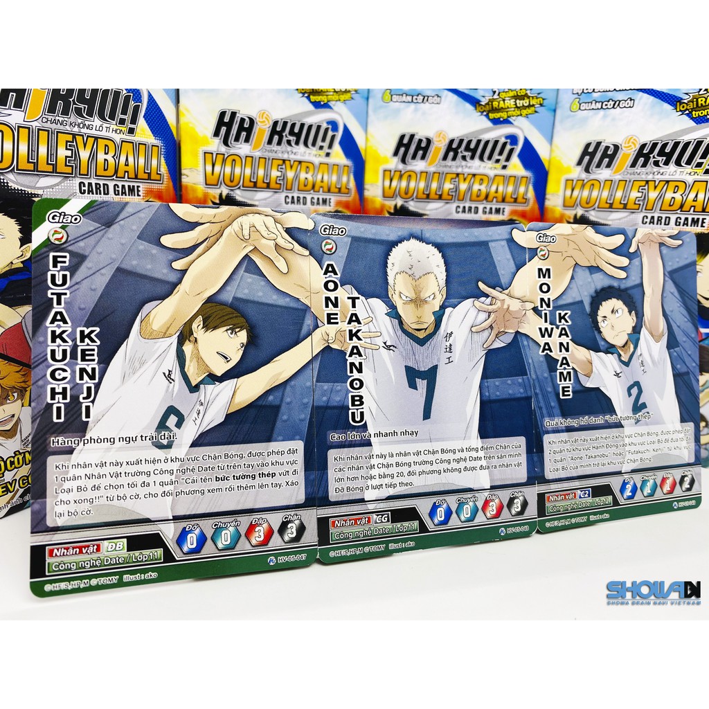 Bộ cờ bóng chuyền Haikyu - Hộp cờ mở rộng HV-05 - 24 gói