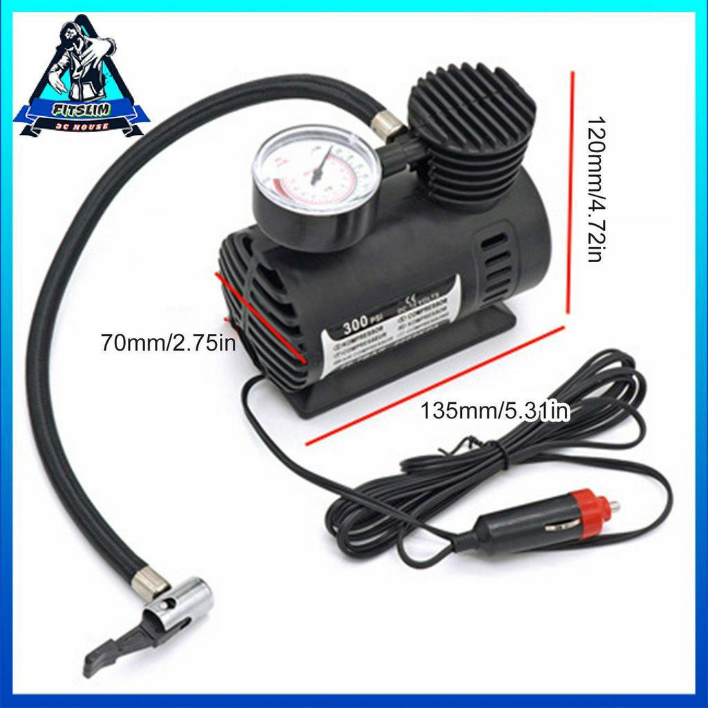 Máy bơm lốp xe hơi mini nén khí 12V