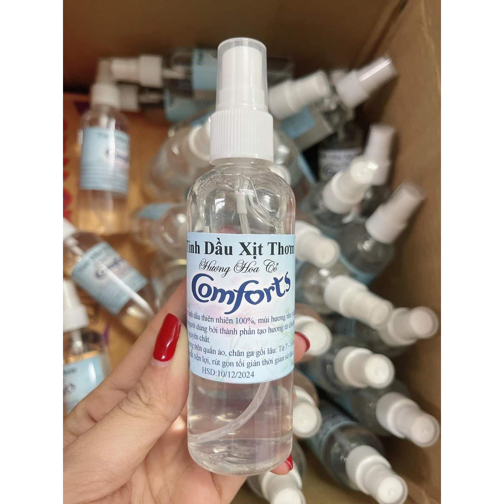 Tinh dầu xịt thơm quần áo hương nước hoa comfort 100ml
