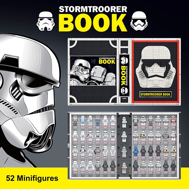 Đồ chơi Lắp ghép Collector's Books  Kobe No.24  Star Stormtrooper Batman 52 minifigures  BOOK J13002  J13003  69957