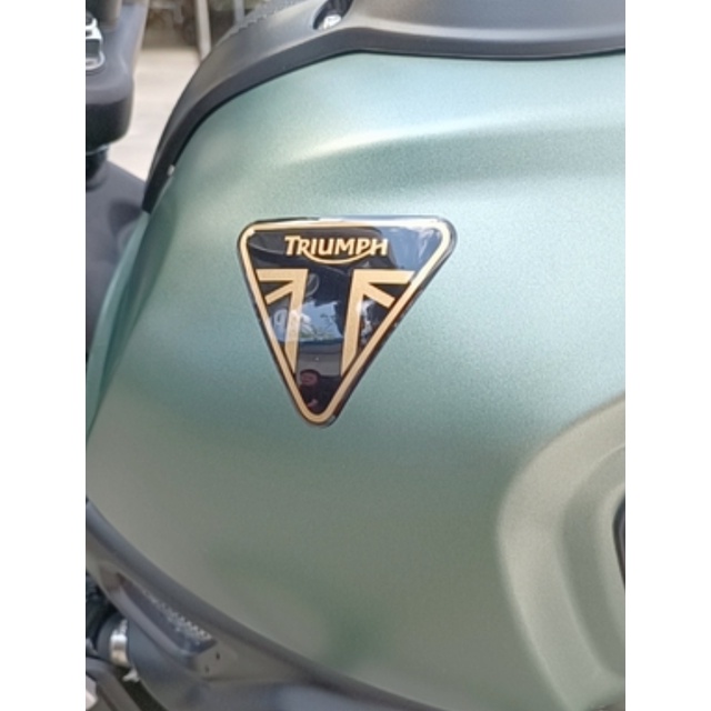Miếng dán hình biểu tượng Triumph phản quang Tiger Sport 660 850 900gt Trident 660 Street Triple R Speed Triple 1200rs