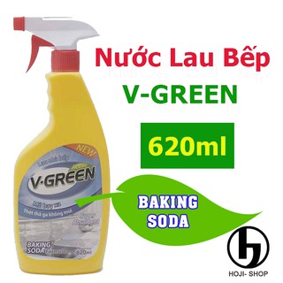 Nước lau bếp đa năng vgreen 620ml