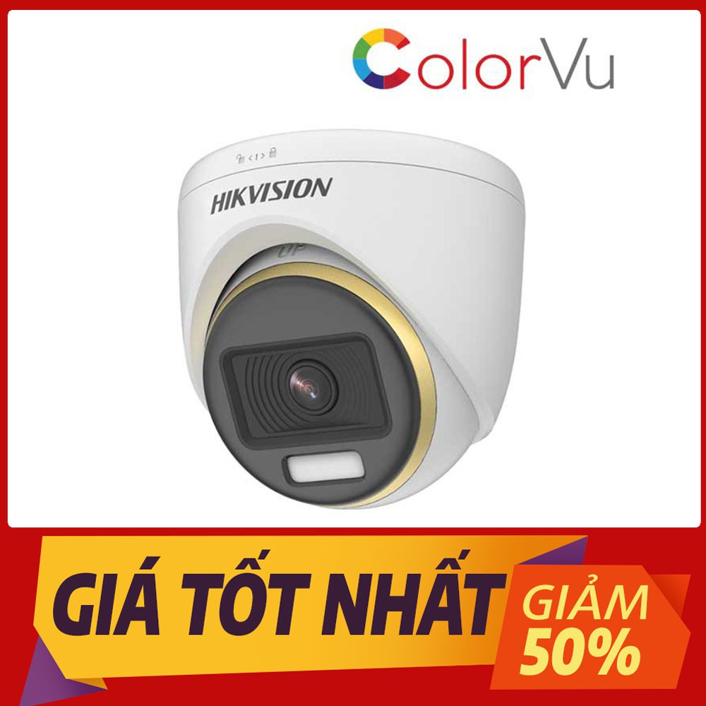 Camera 🔔Freeship🔔 COLORVU HIKVISION DS-2CE70DF3T-MF 2MP có màu ban đêm giá tốt chính hãng giá rẻ