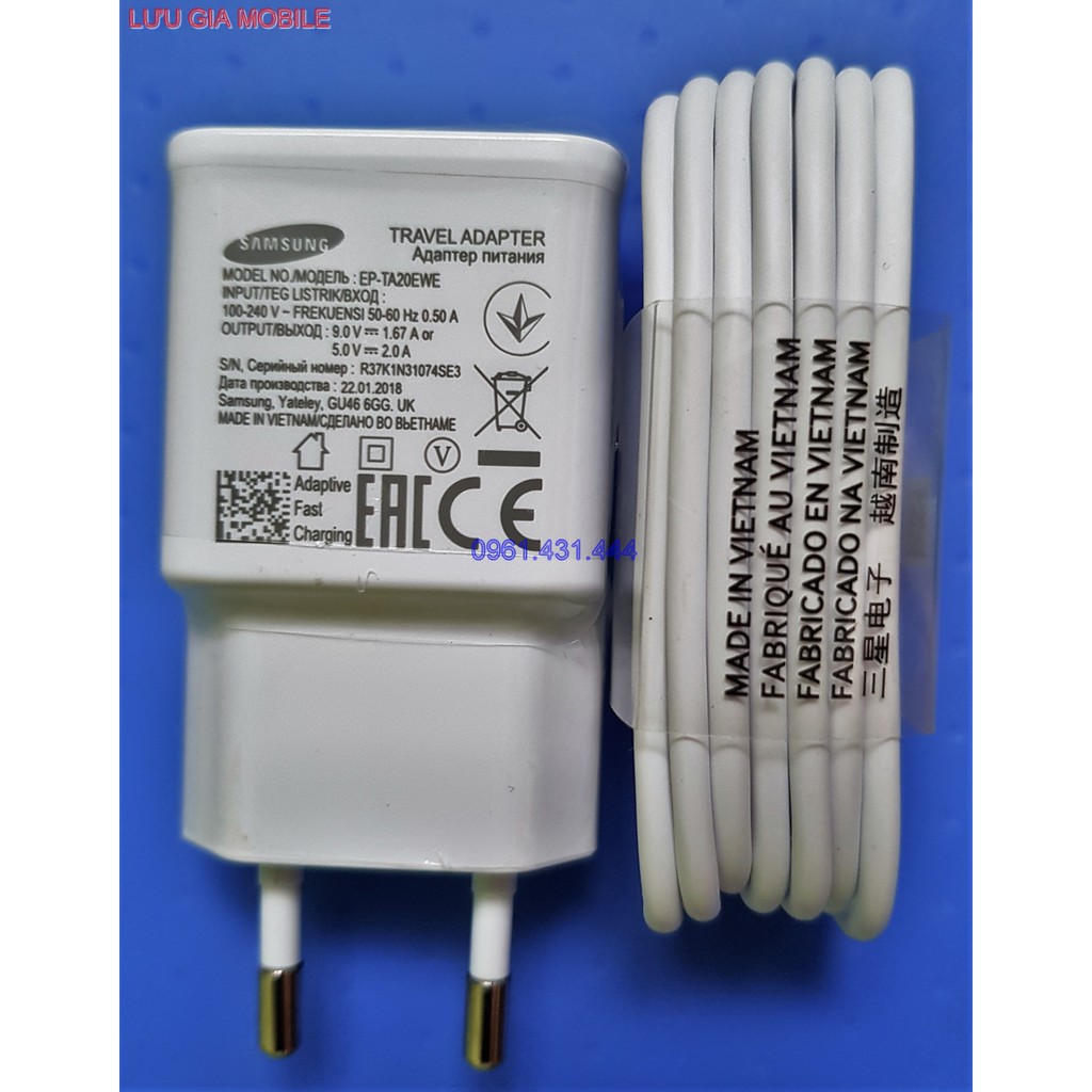 Bộ sạc Galaxy S6 S7 Note 4 Note 5 công ty