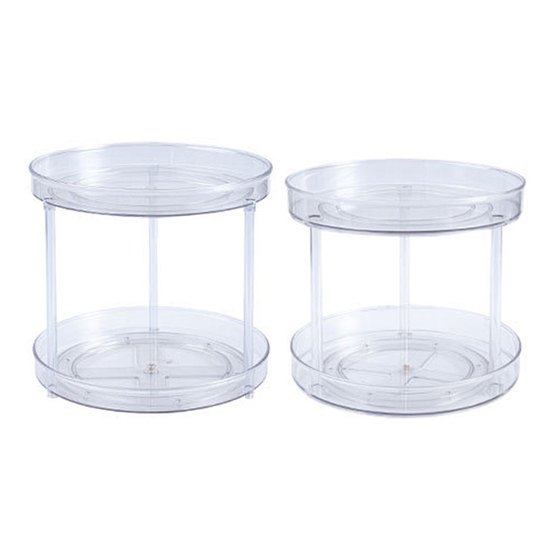 Hộp Đựng Đồ Trang Điểm 2 Tầng Bằng Nhựa Tiện Dụng Cho Phòng Tắm