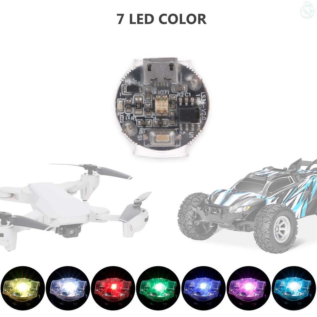 Đèn Led Tín Hiệu Mini Có Thể Sạc Lại Cho Xe Hơi Điều Khiển Từ Xa Dji Mavic Drone Traxxas Rc