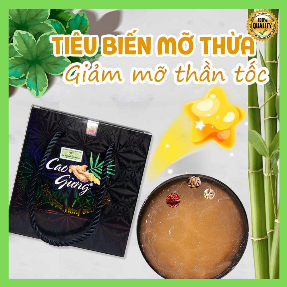 Cao Gừng Tan Mỡ Bụng Chính hãng Thiên Nhiên Việt