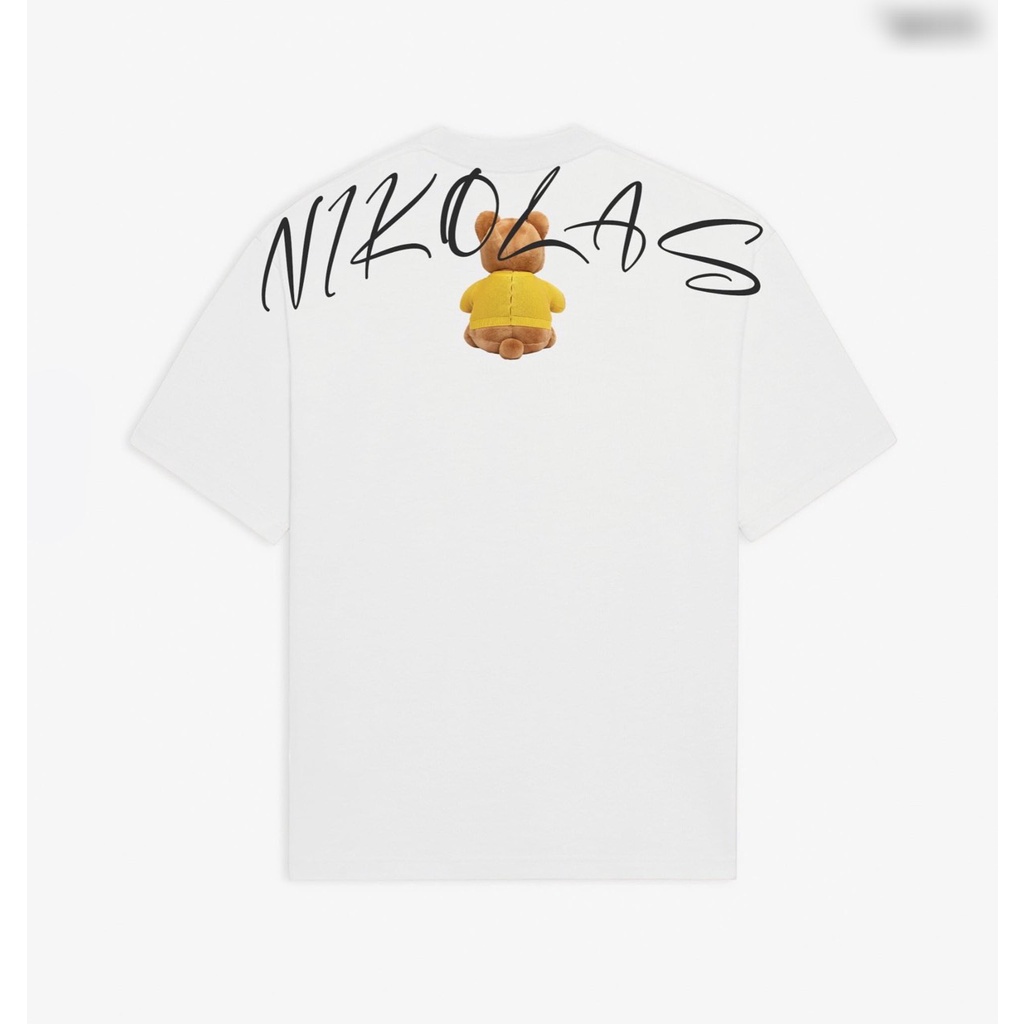 Áo thun tay lỡ, cồ tròn cho bé và gia đình họa tiết Niko Las vải cotton mềm mịn, thoáng mát – Sammy_VN