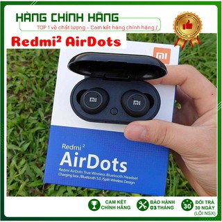 Tai nghe Redmi 2 AirDots [Hàng Chính Hãng - BH 1 đổi 1] |Tai Nghe Bluetooth 5.0 | Âm thanh HiFi | Mic đàm thoại rõ ràng