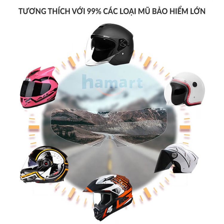 Miếng Dán Chống Nước Mũ Bảo Hiểm Decal Dán Kính Nón Bảo Hiểm Trùm Đầu Biker Motor Chống Bám Nước