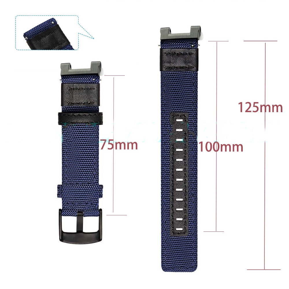 XIAOMI Dây Đeo Thay Thế Chất Liệu Canvas Nylon Cho Huami Amazfit T-Rex