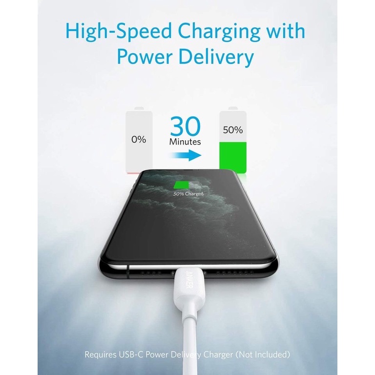 Cáp Anker PowerLine 3 C To L  - Bảo Hành 18T
