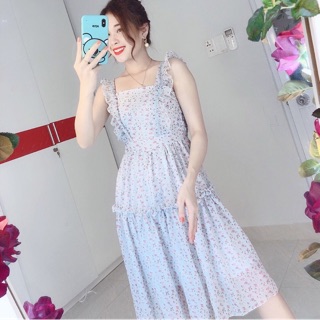 Đầm voan hoa nhí cực xinh