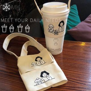 Túi Vải Canvas Đựng Ly Nước Bảo Vệ Môi Trường