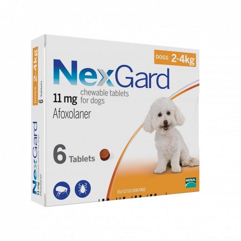 1 viiên kẹo nhai NEXGẢRD thường_hết ve, ghẻ cho chó