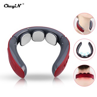 Máy massage cổ CkeyiN kết nối không dây và có đệm giúp mang lại cảm giác thoải mái