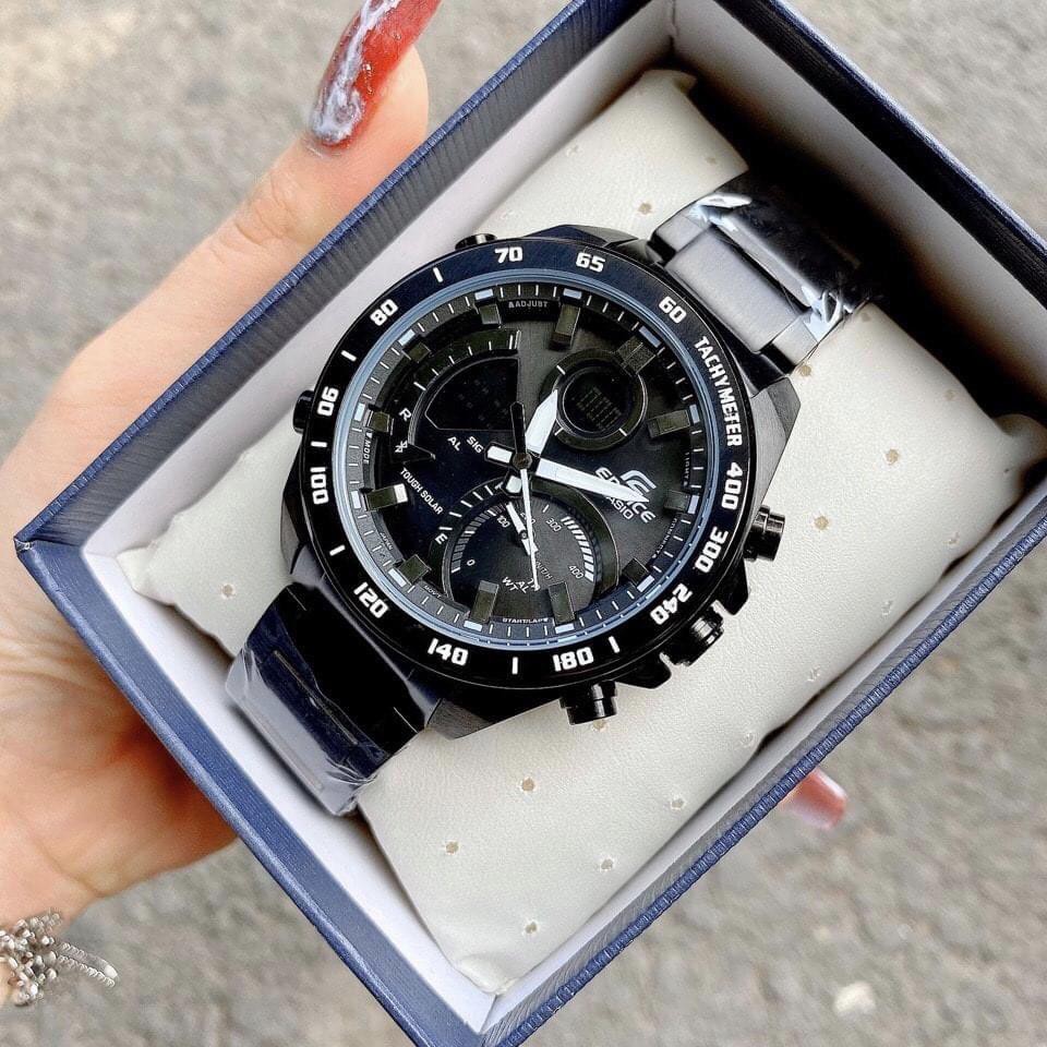 Đồng Hồ Casio Nam Edifice ECB-900DC Full Đen