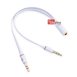 Cáp chuyển đổi gộp cổng audio và micro 3.5 mm