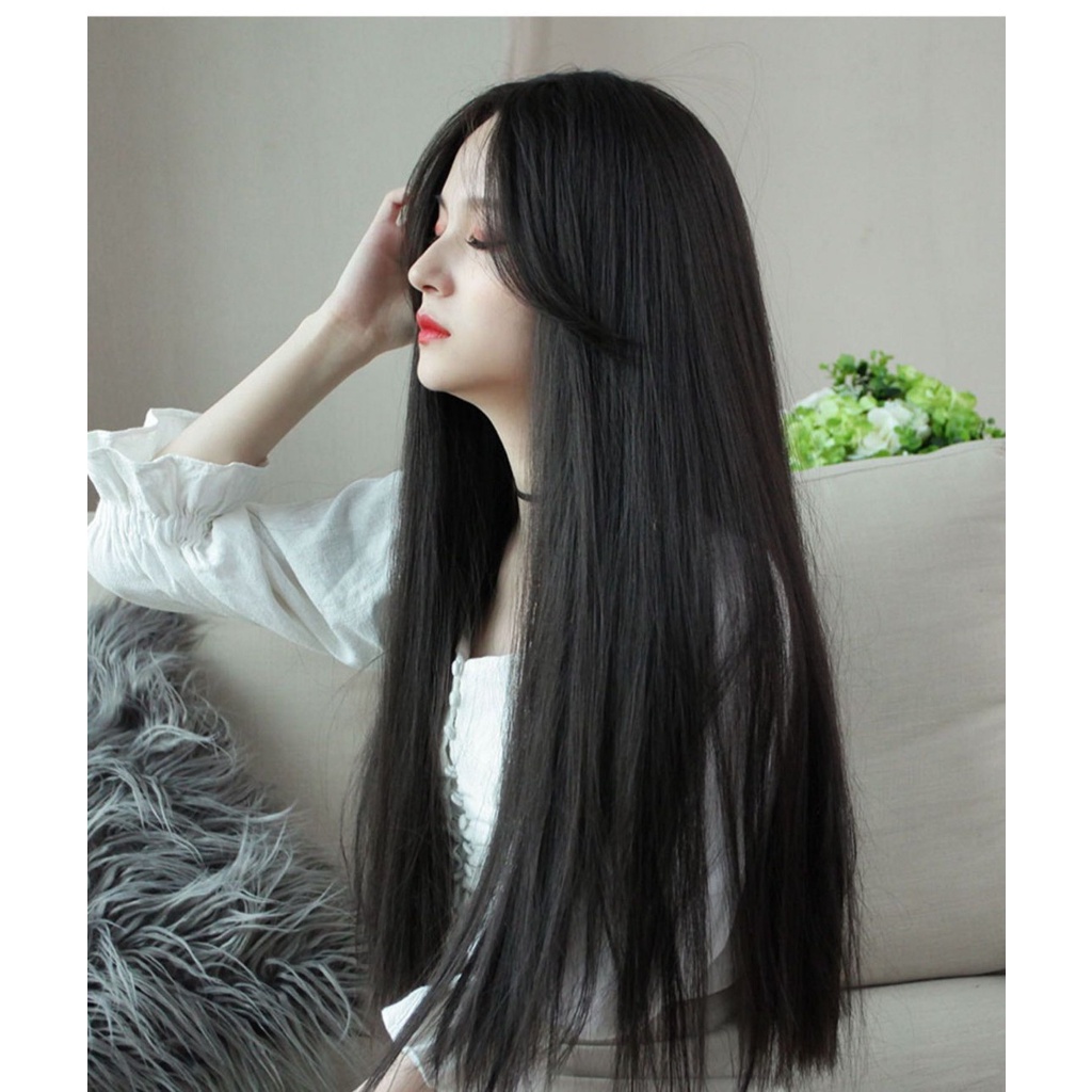 Tóc giả nguyên đầu ❤️KOTY BEAUTY❤️ tóc giả nữ cả đầu hai mái hất thẳng TG22
